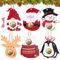 Weihnachtsbaum Deko, 12 Stück Weihnachtsdeko Anhänger, Weihnachten Fotorahmen Kinder, Weihnachten Foto Ornamente Anhänger Christbaumschmuck, Holzbastelset Geschenk DIY Weihnachtsbaum Anhänger Deko
