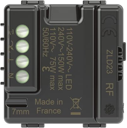 LEGRAND, Avec micro-module Netatmo marche/arrêt 150 W pour séries d'interrupteurs (par exemple Valena, Niloe), contrôle de la lumière intelligent, avec variateur d'intensité, Smart Home, 064899