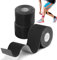 GTAGKOMMEN Kinesiologie Tape - 3 Kinesiotapes Rollen (5cm x 5m) Kinesiotape - Profi Physio Tape und Sporttape - wasserfeste & Hautfreundliche Sport Tapes für Muskelunterstützung, Knieschmerzen