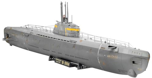 FMOCHANGMDP German Navy Type XXI Submarine Maßstab 1/144 Modellbausatz Flugzeugträger, Spielzeug und Geschenke für Erwachsene,21 x 2,2 Zoll