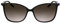 Calvin Klein Women's Sunglasses CK25504S - Black with Gradient Wine Lens