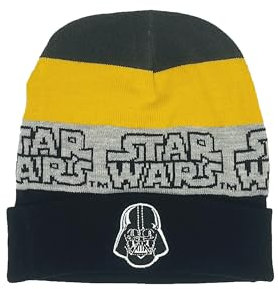 Star Wars Mütze Kinder | kleine Geschenke für Jungen | Beanie | Strickmütze | Winter-mütze | Darth Vader | Wollmütze | Accessoires (DE/NL/SE/PL, Numerisch, 56, Mehrfarbig)