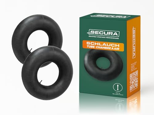 SECURA 2x Schlauch 15x6.00-6 Schläuche mit geradem Ventil TR13