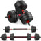 20kg 30kg Adjustable Dumbbells Set - Free Weights Dumbbell Handle Bars Pair - Excellent for Weight Lifting Body Building Home Gym Training Equipment Barbell Bench Press Exercise (10KG)