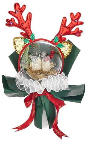 Natale a tema trasparente palloncino bouquet casa e uffici decorazione per festival accessori eleganti vacanze