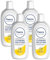 JKDND 4 Pz Limone Detergente for Pavimenti 500ml Compatibile con Tineco Floor One S3/S5/iFloor/Breeze/S5 Combo/S7 PRO Vacuum Robot Parts