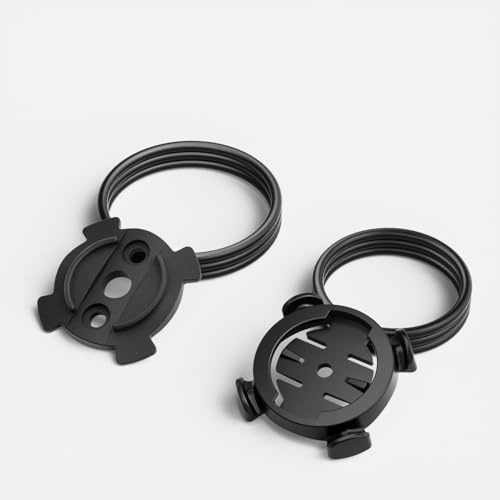 Bikevee Bike Mount, Quick Release Quarter Turn Out-Front Cycling Computer Mount Adapter, Compatible with Garmin Mount Bike, Wahoo, XOSS, iGPSPORT, Bryton – Black