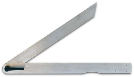 hedue® Aluminium-Schmiege 450 mm - Schmiege groß aus Aluminium, 45 cm