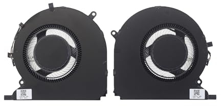 NPUOZHT Laptop-CPU-GPU-Lüfter für Razer für Blade 14 2021 RZ09-0370 für Ryzen 9 5900HX RTX 3070 3080 Einfach auszutauschen(CPU GPU Fan)