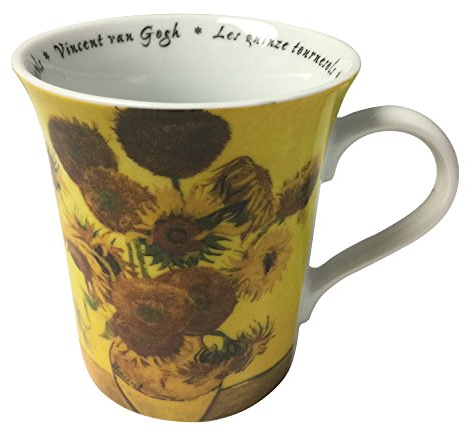Könitz Les Fleurs Van Gogh Taza, Ceramic