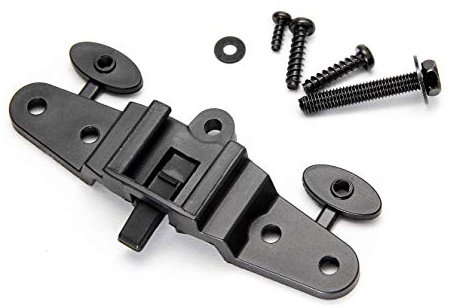 CATEYE Rear Rack Safety Light Bracket – Bike Light Mount for ViZ, Omni & Reflex Series, Fits 50–80mm Bolt Spacing, Snap System™ for Horizontal/Vertical Mounting, for Urban, Commuter, Touring Bicycles