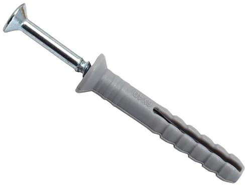 Mason Mate Hammer in Window Fixings 6 X 40 mm, Box of 100