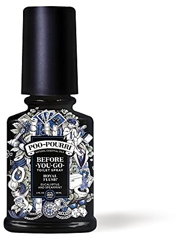 Poo-Pourri Before-You-Go Toilet Spray, Royal Flush Scent, 59ml RF-002-CB-UK , Black