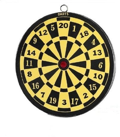 G8DS® Dartscheibe für Luftgewehr, Federbolzen oder Blasrohre