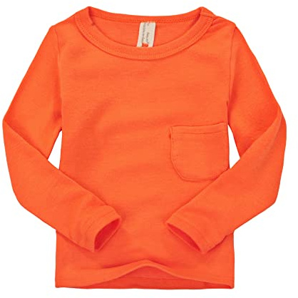 CuteOn Kids Boys Girls Long Sleeve Cotton T-Shirt (Size 2-6 Years) Variety of Colors
