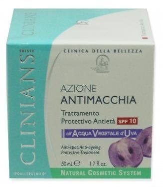 crema per il viso azione anti tempo anti macchie e antirughe filtro protettivo anti eta' spf 15 50 ml by CLINIANS