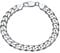 JEWLIX Herren 925 Sterling Silber Panzerkette Armband, 8mm Breit, Hochglanz, Karabiner, 25cm