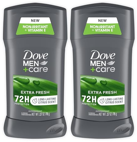 Dove Men + Care Antiperspirant Deodorant, Extra Fresh, 2.7 Ounce (Pack of 2) by Dove