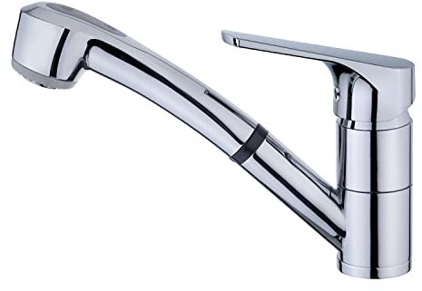 Teka MTP 978 - Grifo de Cocina, 1 Mando, Caño Alto Giratorio, Super Resistente y Flexible Grifo Cocina Extraíble, Metálico, Diseño Moderno, Color Carbono