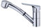 Teka MTP 978 - Grifo de Cocina, 1 Mando, Caño Alto Giratorio, Super Resistente y Flexible Grifo Cocina Extraíble, Metálico, Diseño Moderno, Color Carbono
