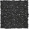 Circul Duschmatte 53 x 53 cm schwarz Steinoptik modern