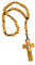 Nazareth Store Bethlehem Gebets-Rosenkranz aus Olivenholz, katholisch, handgefertigt, Kordel, Chaplet mit Jesuskreuz, 1.7 x 0.8 x 10.6, Holz, Kein Edelstein