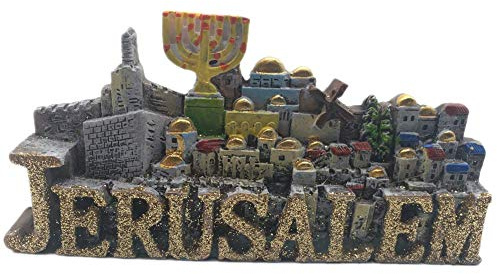 Jerusalem Israel Kühlschrankmagnet 3D Harz Handgemachte Handwerk Touristische Reise Stadt Souvenir Sammlung Brief Kühlschrank Aufkleber