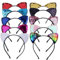 Haarreifen mit Katzenohren,10 Stk Glitter Pailletten Katzenohren Stirnband Haarband Haarband Headwear für Party,Cosplay