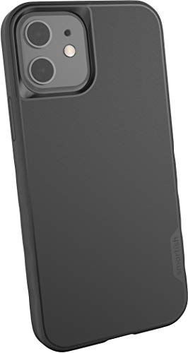 Smartish passend für iPhone 12/12 Pro (6,1) Slim Case Hülle - Gripmunk Bumper - Leichte, schlanke Schutzhülle (Silk) Cover - Black Tie Affair schwarz