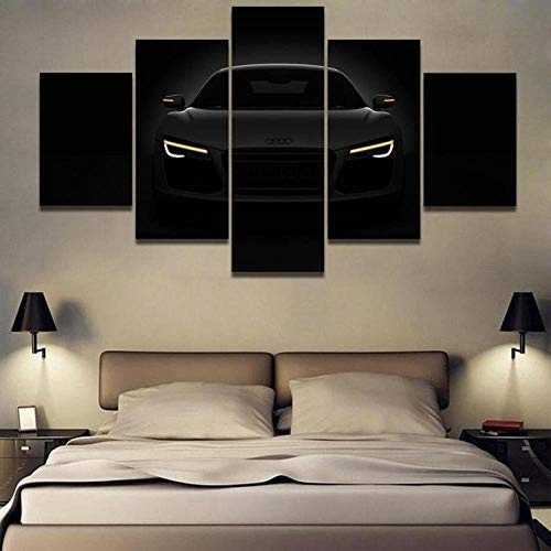 104Tdfc Audi 5 Teilig Leinwanddrucke Wanddeko Kunstdruck Modern Wandbilder Leinwand Wohnzimmer Kunstdruck Bilder Kreatives Geschenk