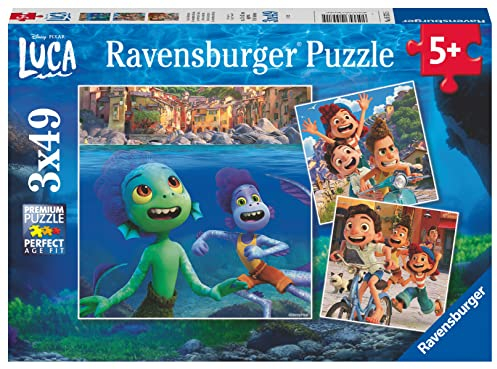 Ravensburger, Luca, 3 x 49 Teile, Puzzle für Kinder, Empfohlenes Alter 5+, Mehrfarbig, 05571 5