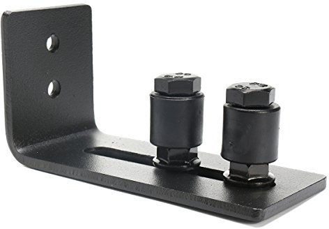 WANGCL Floor Guide Adjustable Sliding Barn Door Floor Guide Roller Bottom Lay-Flat System Ball Bearing Design