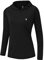 YSENTO Damen Outdoor Wandershirt Atmungsaktive Leicht Sport Langarmshirt Laufshirt Pullover Yoga Training T-Shirt Tops(Schwarz,L)