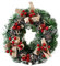 30cm Weihnachtskranz Türkranz Weihnachten Wiederverwendbar Künstlich Kranz Haustür DekoWeihnachtskranz Basteln Dekoration Tannenkranz Kugeln Blumen für Tür Fenster Ornament