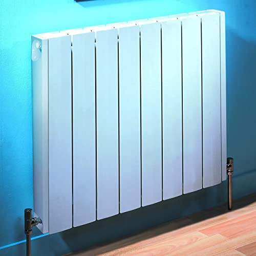 Kartell Vermont White Aluminium 581mm x 400mm Designer Horizontal Radiator - VER500-05