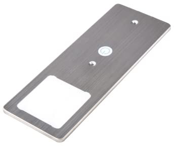 kalb | LED Unterbauleuchten Edelstahl gebürstet 5W- sehr flache Küchenleuchte mit Touch-Dimmfunktion Einbaustrahler Einbauspot, Auswahl:1er Set neutralweiss