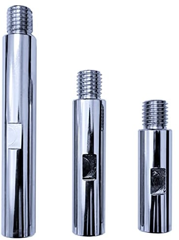 3pcs Extension Rod M16 5/8-11 Shaft Polishing Beauty Tool Thread Angle Grinder Extension Shaft Set 80mm 100mm 140mm