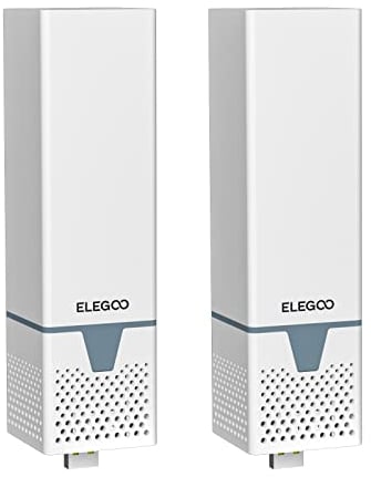 ELEGOO USB Luftreiniger mit eingebauter Aktivkohle, kompatibel mit ELEGOO Mars 3 Pro, Saturn 2,Saturn 8K und Jupiter Harz 3D Drucker (2er Pack)