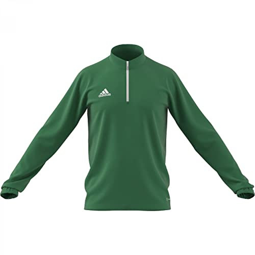 adidas Men's Entrada 22 Training Top, Team Green/White, L Long