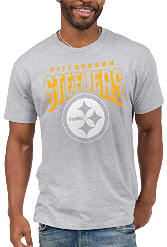 Junk Food Clothing x NFL - Bold Logo - Kurzarm-Fanshirt für Damen und Herren - Offiziell lizenzierte NFL Bekleidung