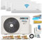A++/A++/A++ 5m QuickConnect TRIO-Split SelfClean WiFi/WLAN/App Steuerung Golden-Fin 3x 2,6 kW (3x9000 BTU) MultiSplit Klimaanlage INVERTER Klimagerät mit 3 Innengeräten und Heizung