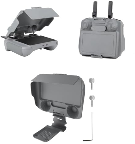 Mini 4 Pro/Air 3 Sonnenblende Fernbedienung Sonnenschutz Sun Hood Shade Screen Schutz Hülle Protector RC2 Controller Joysticks Guard Monitor Sonnenhaube Abdeckung für DJI Air 3 RC 2 Drohne Zubehör