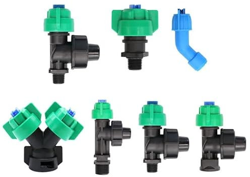 Drone Accessories Spray Tube Fittings Pipe Clamp Prevent Dripping Garden Watering Agricultural Sprayer Nozzle Tool Plant Protection Machine (Color : Internal Thread 12 mm)