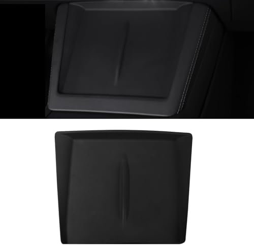 BASENOR Center Console Wireless Charger Mat for 2024 2025 Tesla Model 3 Refresh Highland Silicone Wireless Charging Phone Pad
