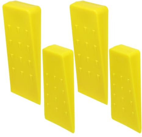 SPARES2GO Tree Felling Wedge Kit 5.5 8 Heavy Duty Chainsaw Log Wood Cutting Blocks (4 Pack)