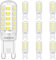 Brantoo G9 LED Bulbs 3W Cool White 6000K, No Flicker Equivalent to 20W 25W 28W 33W 40W Halogen Bulbs, CRI>85, G9 Socket Energy Saving Led Lamp, Not Dimmable, AC 230V, 10 Pack