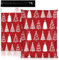 JarThenaAMCS Weihnachts-Versandtaschen, Kunststoff, 25,4 x 33 cm, Rot, 100 Stück