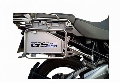 MOTADD Valigetta porta attrezzi in alluminio compatibile con R 1200 GS/ADV con telai originali per valigie di alluminio (GS 1200 nero/blu)