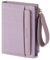 RRANCharltu Portefeuille Femme en Cuir Souple, Porte Monnaie Femme Petit Portefeuilles et Porte-Cartes avec Bracelet à Fermeture éclair et Poche à Monnaie, Violet
