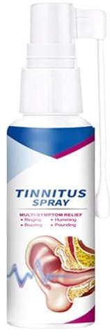 GkgWuxf Öronspray – 30 ml öronhälsa stödsdroppar | Bärbar mild avlastningsspray för brusreducering hörselåterställning barn män vuxna utomhusresor